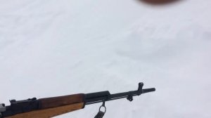 Стрельба с СКС-а с магазином от АКМ