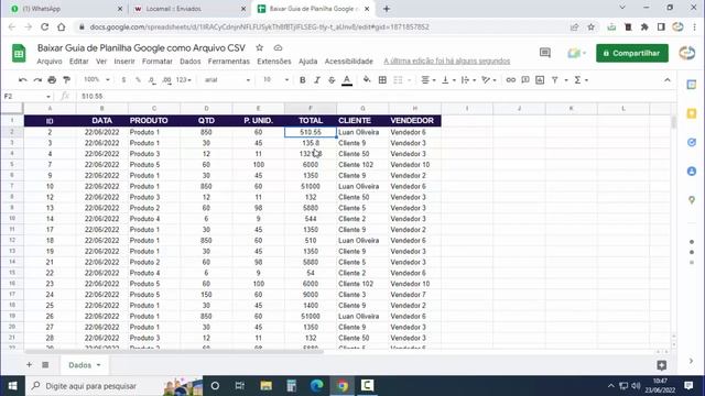 Baixar (Download) de Guia de Planilha Google como ARQUIVO CSV - Separado por Virgula смотреть онлайн