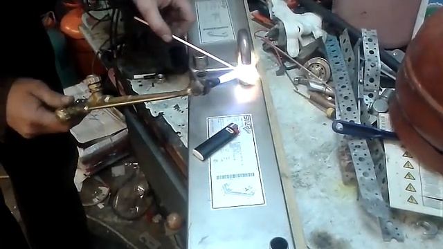 Пайка теплообменника Фреон вода. смотреть онлайн