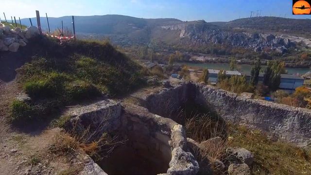 Средневековая крепость Каламита в Инкермане смотреть онлайн