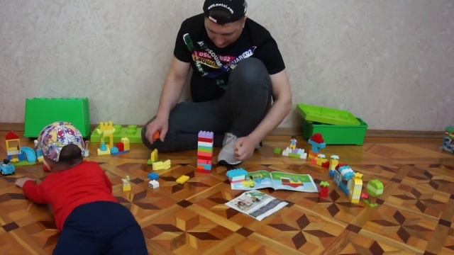 2 коробки ЛЕГО Дупло 10914 и 10913 ! Трофимка и папа распаковывают и собирают ! #лего #lego #игра смотреть онлайн