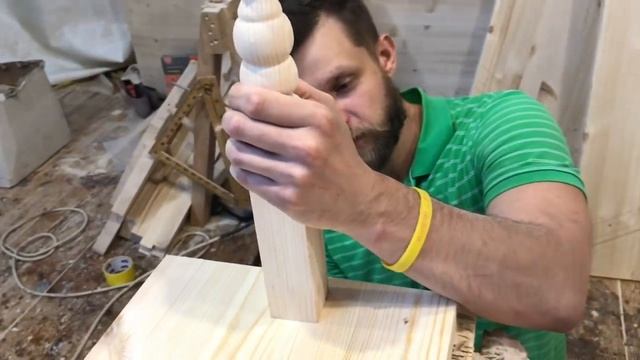 КРЕПЛЕНИЕ ДЛЯ БАЛЯСИН ,ОФИГЕННЫЙ СПОСОБ!!!#крепление балясин смотреть онлайн