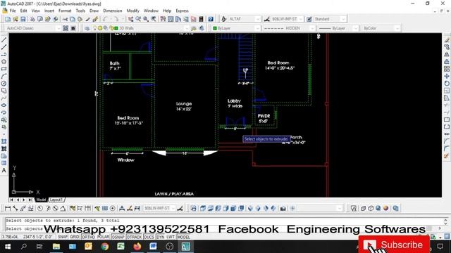 AutoCAD | Use Poly Line Extrude for 3D Modeling & Designing in AutoCAD Lesson 78 Urdu Engr Ilyas смотреть онлайн