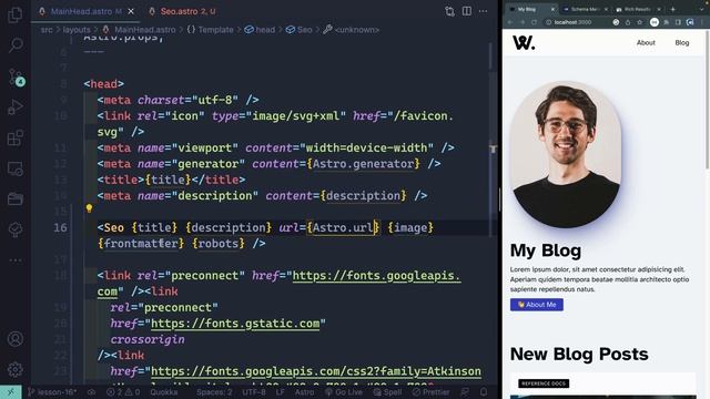 Astro Blog Course #16 - SEO basics смотреть онлайн