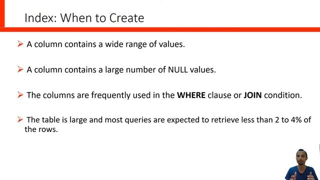 Index: When to Create/ Not смотреть онлайн