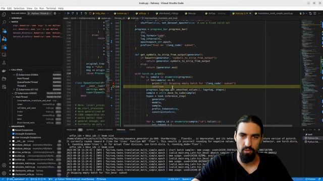 Day 17: Open NLLB - eval on 2 GPUs all-gather, fairseq data loading debugging session (Pt 1) смотреть онлайн