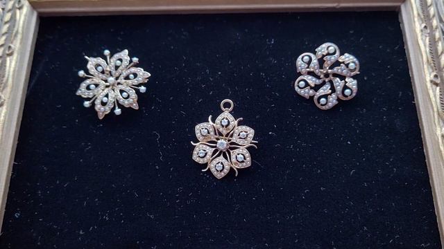 Антикварные броши Sunburst. смотреть онлайн