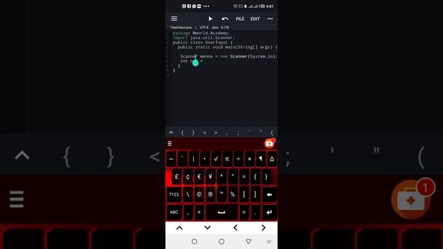 Java programming with any smart phone_Tutorial_13: int user input смотреть онлайн