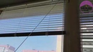 Как правильно управлять жалюзи горизонтальные алюминиевые / жалюзи на окна / как пользоваться жалюз