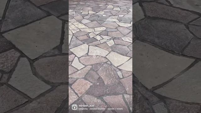 Парковка из природного камня! #укладкакамня #лемезит смотреть онлайн