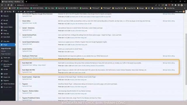 Download And Install Rank Math Seo Pro Activated Last Update