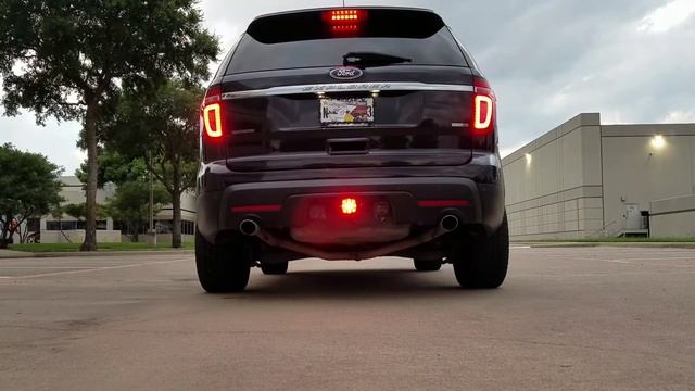 Ford Explorer straight pipes exhaust. no resonator. смотреть онлайн