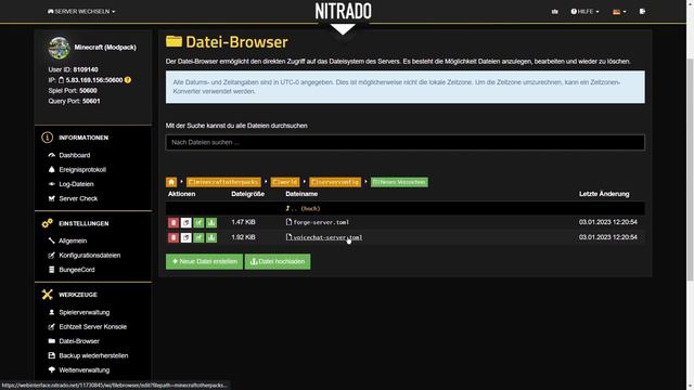 Simple Voice Chat Plugin für #Minecraft installieren ⛏️ - #Nitrado #Tutorial смотреть онлайн