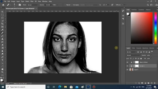 How To Clean Skin in Photoshop 2021 - Photoshop Tutorial смотреть онлайн