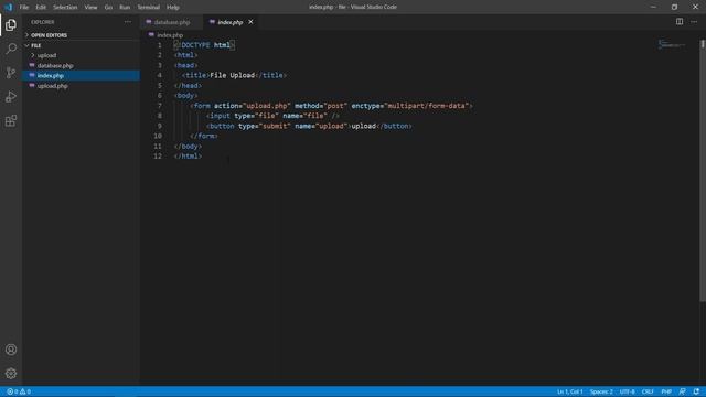 How to upload file In PHP смотреть онлайн