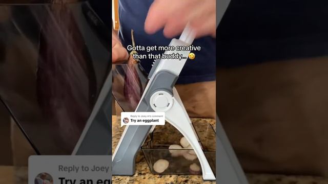 What should we slice next? 🤔 #vegetables #satisfying #mandoline #kitchen смотреть онлайн