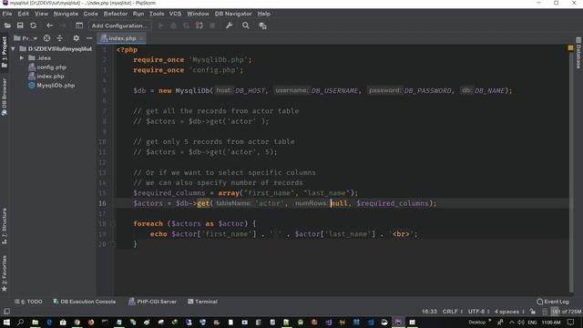 #1 PHP MySQLi CURD using MySQL Database Class смотреть онлайн