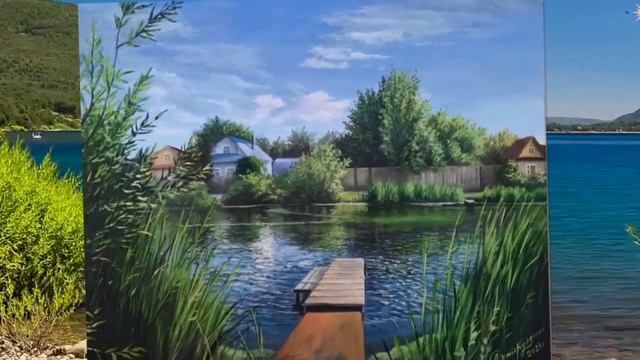 Морские пейзажи. Живые картины Лилии Хайруллиной смотреть онлайн