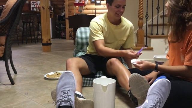 shaving the guys' legs!! смотреть онлайн
