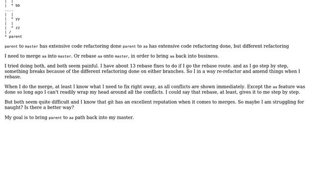 git strategy on merging/rebasing feature that was abandoned but is being revived смотреть онлайн
