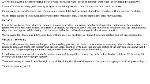 Unix & Linux: tmpfs performance смотреть онлайн