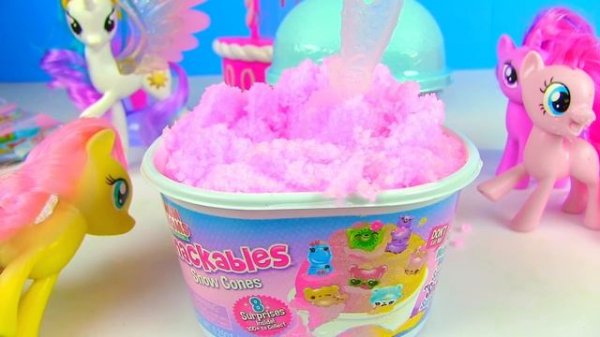 МАЙ ЛИТЛ ПОНИ МУЛЬТИК - #МОРОЖЕНОЕ С СЮРПРИЗАМИ! PONIES TRY ICE CREAM FROM NUM NOMS SNACKABLES