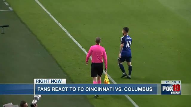 Fans react as FC Cincinnati takes on the Columbus Crew смотреть онлайн