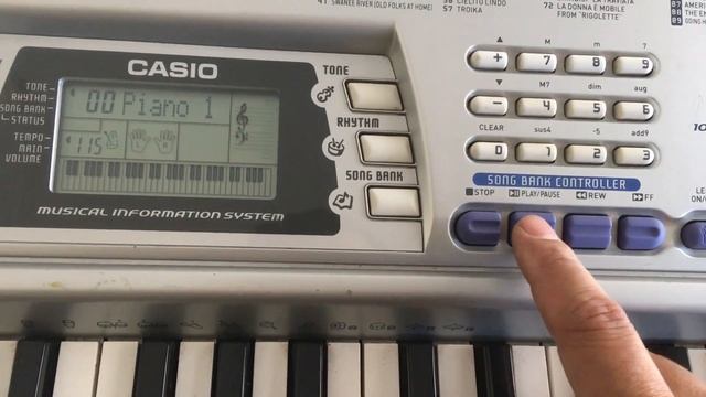 CASIO CTK-496 100 Song Bank Electronic Keyboard (61 Keys) смотреть онлайн