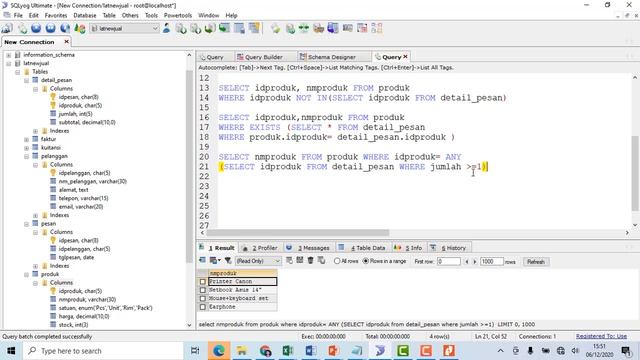 PSBD-SQL Operation -Pert 10 part 2 смотреть онлайн