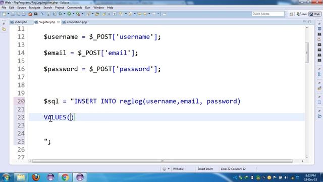 2.PHP - Register Login With Protection From MYSQL Injection - 2nd part смотреть онлайн