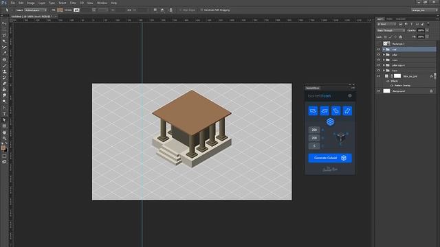 How to build an 3D isometric icon with IsometrIcon смотреть онлайн