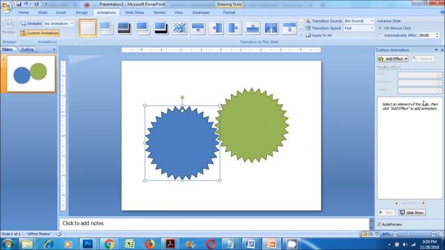 Rotating Gear Animation in Powerpoint - Powerpoint Animation Tutorial смотреть онлайн