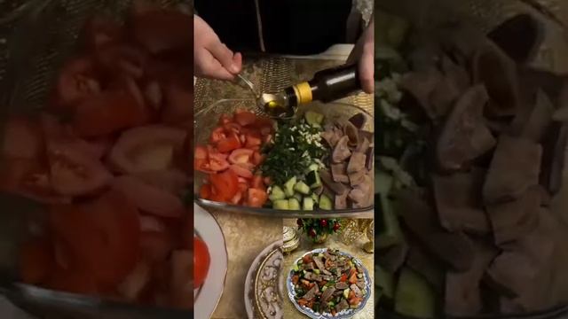 вкусный салат ? с говяжьим языком ?? смотреть онлайн