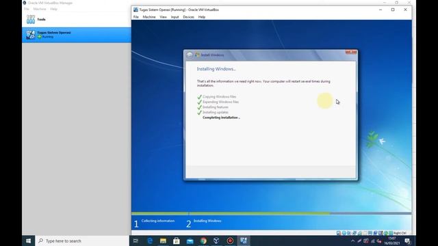 Tutorial Simulasi Instalasi Windows 7 Dengan Oracle VirtualBox смотреть онлайн