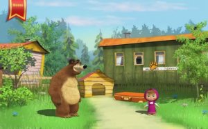 Маша и Медведь/ Компьютерная игра №0005 - Подготовка к Школе