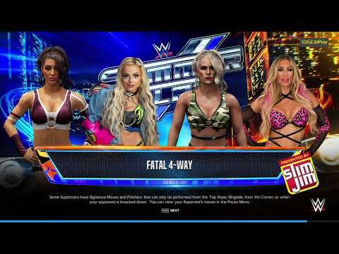 WWE2K24 Liv Morgan vs Carmella vs Layla vs Lacey Evans смотреть онлайн