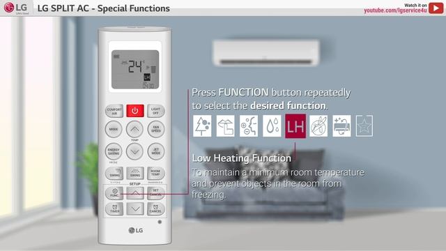 [LG Split AC] -  Special Functions