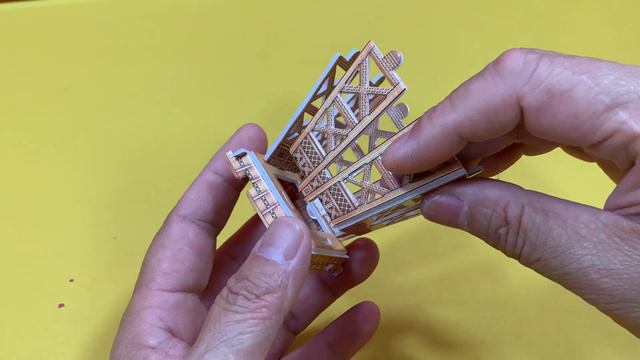 DIY Craft Instruction 3D Puzzle Cubicfun PARIS LED