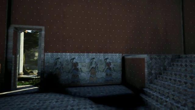 Эрехтейон в процедурной сцене (PBR) смотреть онлайн