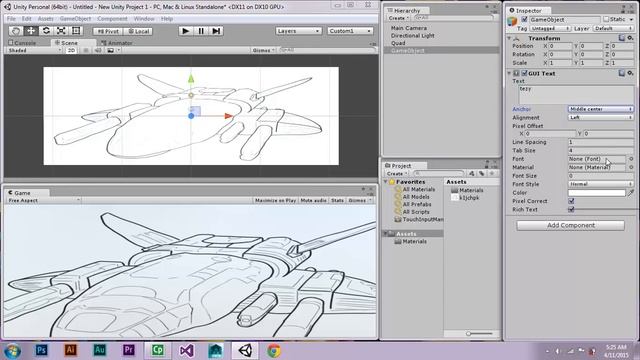 Adding GUI Text To A Scene in Unity 5 смотреть онлайн