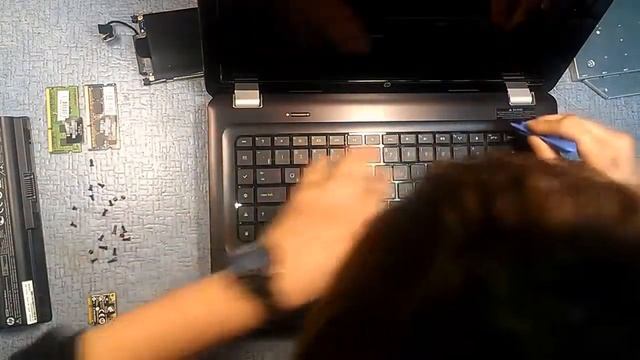 Как разобрать HP Pavilion DV6 смотреть онлайн