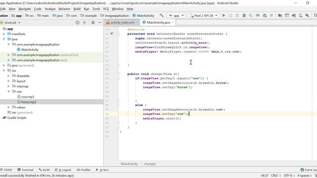 Android Resources Part 2 How to Play a Sound File with the MediaPlayer Class Android Studio Tutoria смотреть онлайн