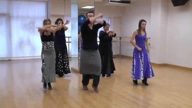 Clase de Flamenco con Tato Romero en Le Bal. смотреть онлайн