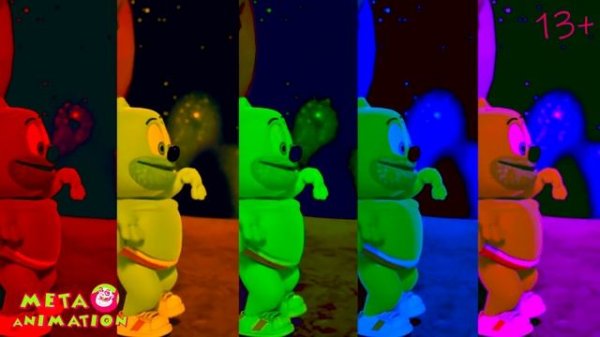 COLOR DANCE CHALLENGE Dame Tu Cosita vs El Taiger vs Gummy Bear vs Patila vs Santa | META ANIMATION