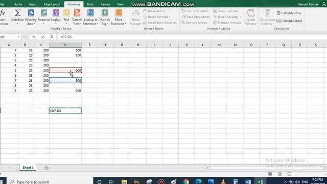 How To Do Subtraction (Minus) In Excel | How to Subtract in Excel | Excel For Beginners Tutorial-2 смотреть онлайн