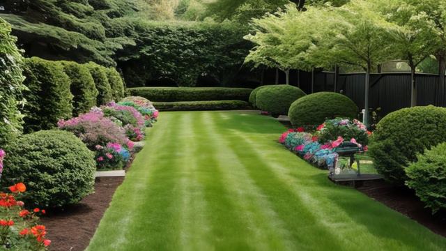 A yard that creates a feeling of coziness and harmony. Затишні зелені маєтки смотреть онлайн