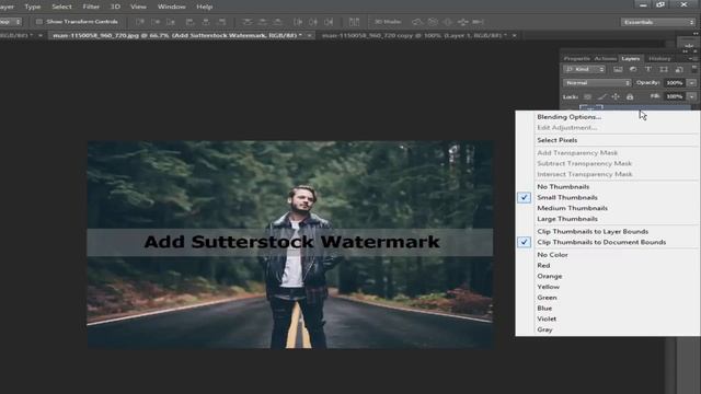 How to add watermark to photo like Shutterstock Image in Photoshop CS6 2018 смотреть онлайн