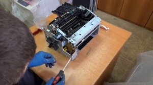 #120 МФУ HP LaserJet M125 - ОШИБКА E3 | Полная разборка или как мы чистим принтера от тонера и гряз