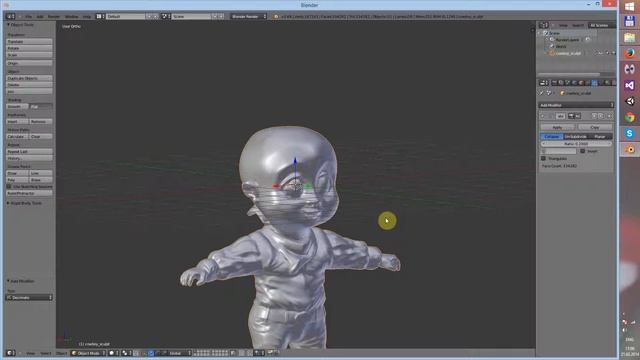 blender3d ретопология: часть 1 - подготовка смотреть онлайн