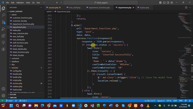 Building a Powerful Client/Customer Support System: Full Tutorial Series with source code Part 2 смотреть онлайн